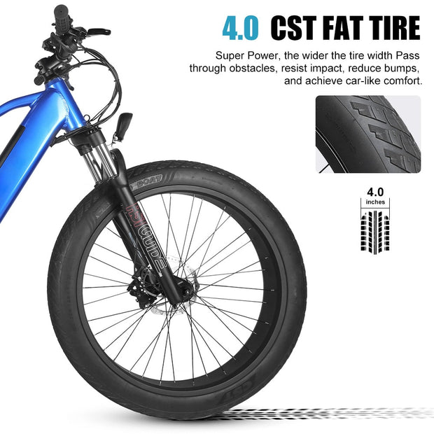E-Tek Peak Electric Mountain Bike - from DT Scooters