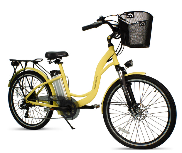 American Electric VELLER Step Thru Cruiser Electric Bike - from DT Scooters