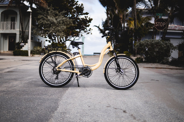 American Electric VELLER Step Thru Cruiser Electric Bike - from DT Scooters